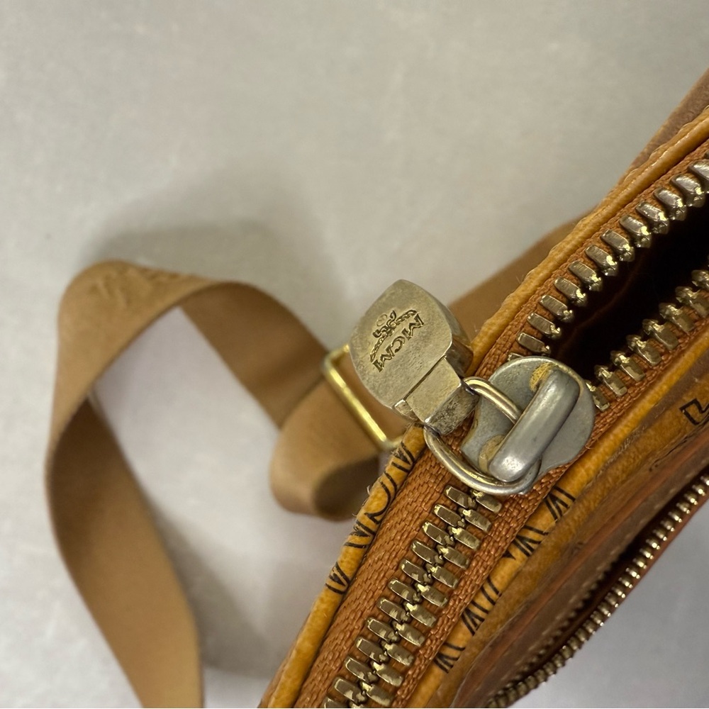 Used MCM Brown visettos Crossbody Bag with Logo Pattern see other pictures - Picture 11 of 16